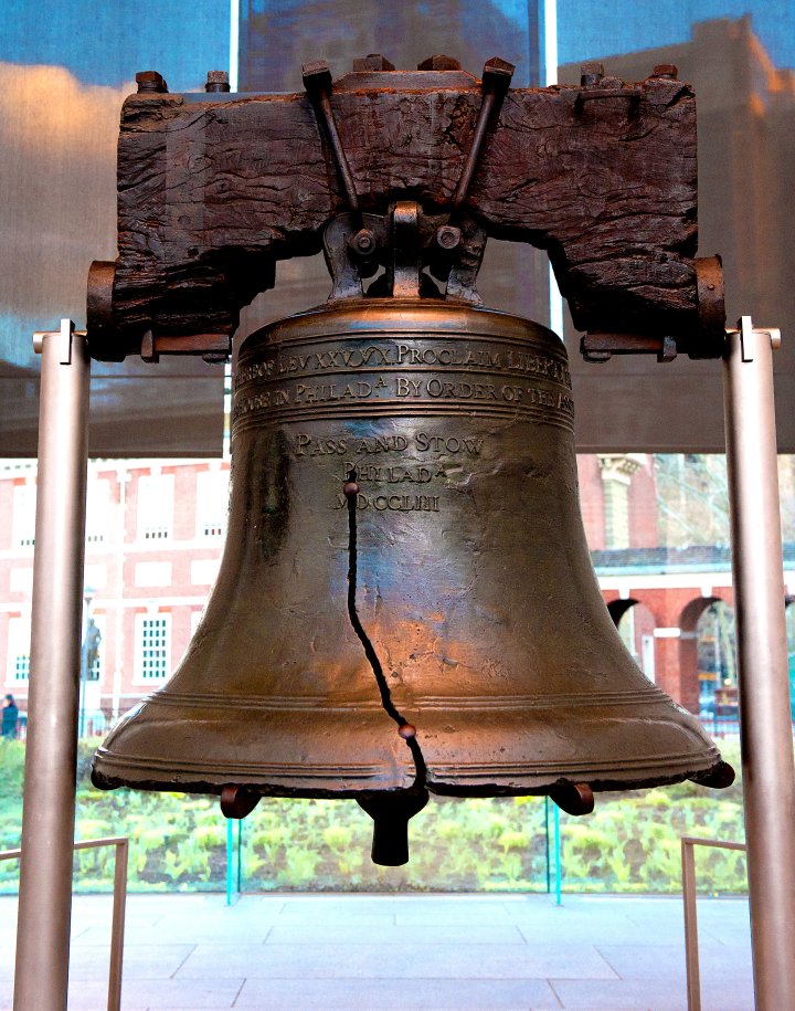 Liberty Bell in Philadelphia, Pennsylvania