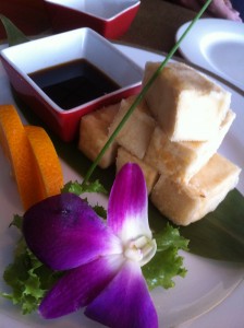 Agedashi Tofu at Rice on Randall Road in Algonquin