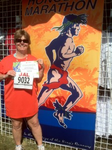 April M. Williams completes the 2011 Honolulu Marathon